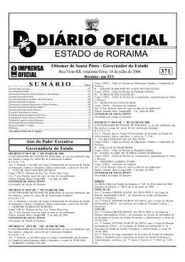 DOEN&ordm; 371.pmd - Imprensa Oficial do Estado de Roraima