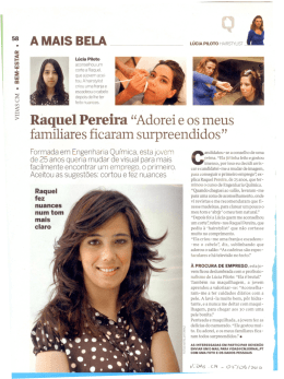 A MAIS BELA - L&uacute;cia Piloto