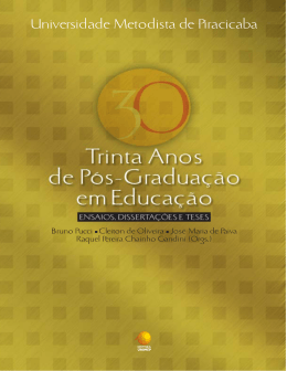 30 Anos do PPGE/UNIMEP