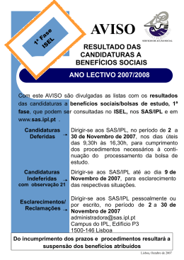 2 - SAS-IPL - Instituto Polit&eacute;cnico de Lisboa