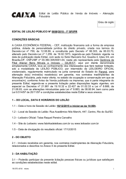 Edital Leil&atilde;o 0058.2015
