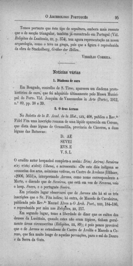 O AacHEoLoGo Pouroeuns 95 Temos portanto que este tipo de