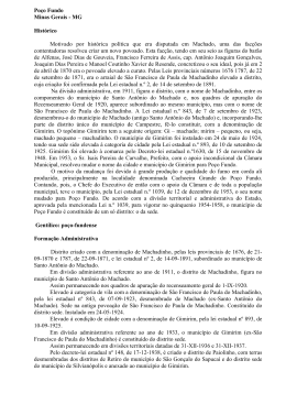 Po&ccedil;o Fundo Minas Gerais - MG Hist&oacute;rico Motivado por hist&oacute;rica