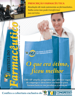 O que era ótimo, ficou melhor - CRF-SP
