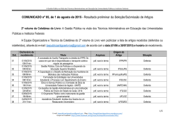 Resultado Preliminar