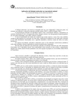 Aplica&ccedil;&otilde;es da biologia molecular na reprodu&ccedil;&atilde;o animal