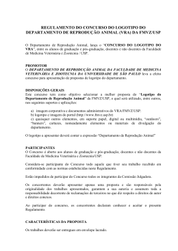 REGULAMENTO DO CONCURSO DO LOGOTIPO DO - FMVZ