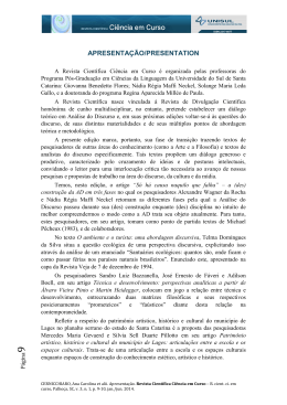 Revista Científica Ciência em Curso, vol.3,n.1