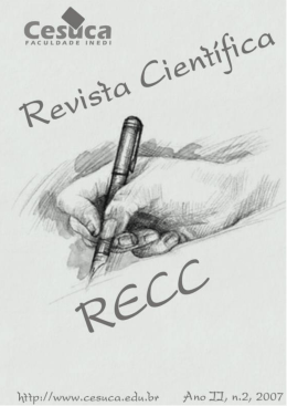 RECC - Revista Cient&iacute;fica do Cesuca