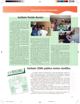 Instituto Penido Burnier Instituto CEMA publica revista cient&iacute;fica