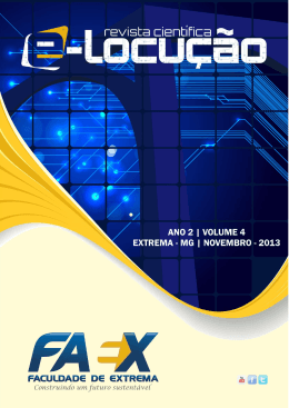 E-LOCU&Ccedil;&Atilde;O | REVISTA CIENT&Iacute;FICA DA FAEX Edi&ccedil;&atilde;o 04 &ndash; Ano 2