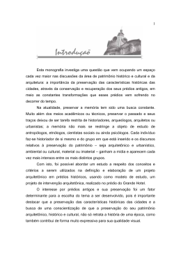 1 Esta monografia investiga uma quest&atilde;o que vem