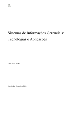 2- Apoio a Tomada de Decis&atilde;o (Defini&ccedil;&atilde;o do que vem a ser