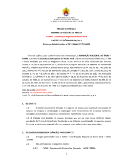 Edital - Funai