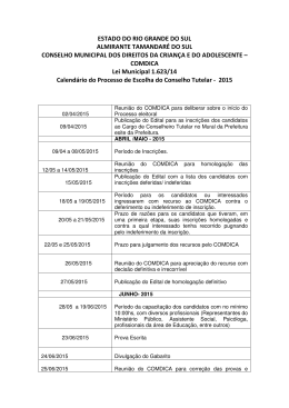 Edital nº. 01/2015 de 15/05/2015 - Prefeitura Municipal de Almirante