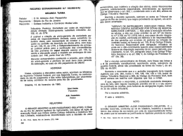 RECURSO EXTRAORDINÁRIO N.° 102.966-8
