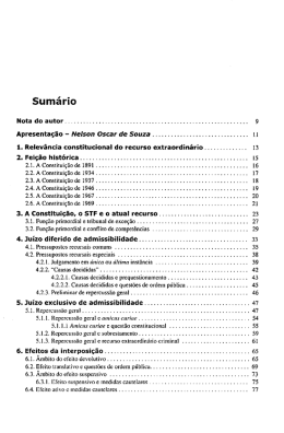 O novo recurso extraordinário