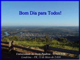 Produção - Unoeste
