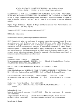 PREFEITURA MUNICIPAL DE CANOAS