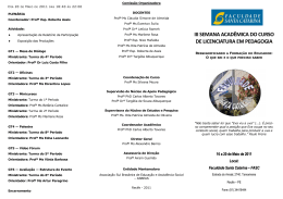 grade da programa&ccedil;&atilde;o