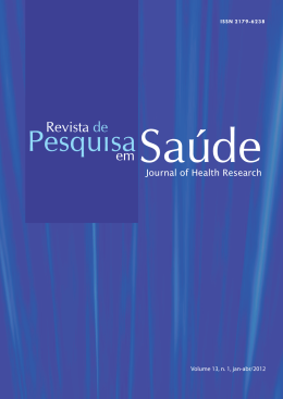 Revista de Pesquisa em Sa&uacute;de