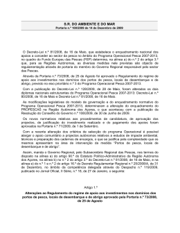 Portaria n.&ordm; 100/2009, de 14 de Dezembro