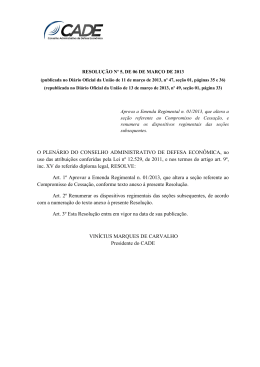 O PLEN&Aacute;RIO DO CONSELHO ADMINISTRATIVO DE