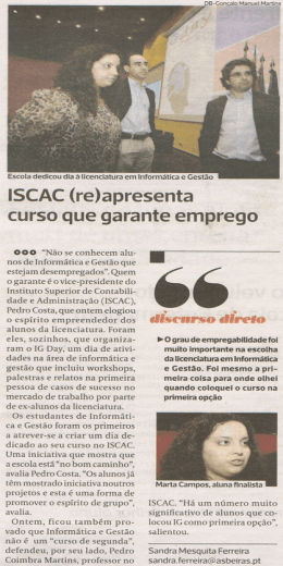 Recorte de Imprensa