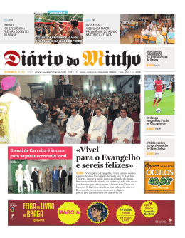 domingo - Di&aacute;rio do Minho