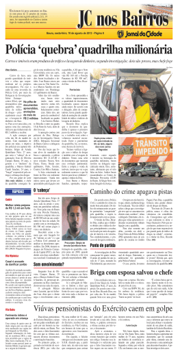 Pol&iacute;cia `quebra` quadrilha milion&aacute;ria