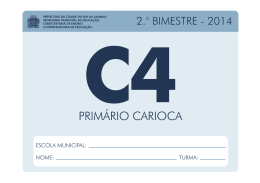 Caderno Pedag&oacute;gico Ci&ecirc;ncias - 4&ordm; Ano