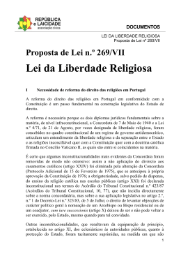 documentos - Rep&uacute;blica e Laicidade