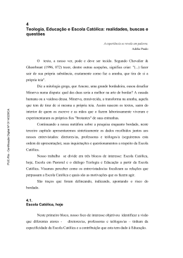 4 Teologia, Educa&ccedil;&atilde;o e Escola Cat&oacute;lica - Maxwell - PUC-Rio