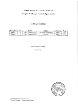 ESCOLA BÁSICA ALFREDO DA SILVA Disciplina de Educação