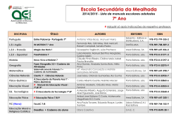 Escola Secund&aacute;ria da Mealhada - Agrupamento de Escolas da