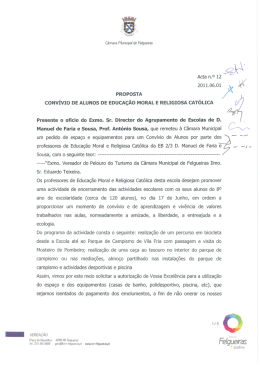 Acta n.&deg; 12 - C&acirc;mara Municipal Felgueiras