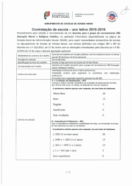 Aviso de abertura da oferta GR 290