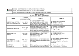 ARTIGO - EDUCA&Ccedil;&Atilde;O F&Iacute;SICA horario - Cefid