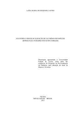 anatomia e histolocaliza&ccedil;&atilde;o de alum&iacute;nio em esp&eacute;cies - Locus
