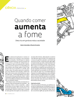 a fome - Revista Pesquisa FAPESP