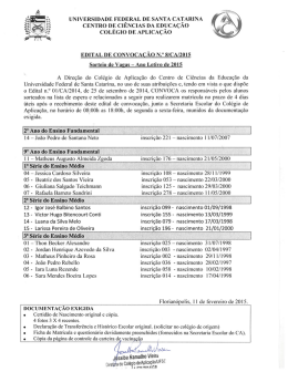 edital nº 8/ca/2015