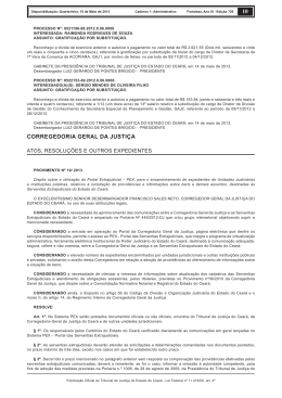Provimento Nº 10/2013 - Tribunal de Justiça do Estado do Ceará