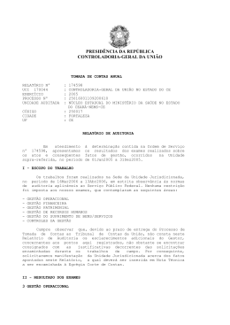 presid&ecirc;ncia da rep&uacute;blica controladoria