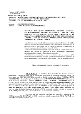 Processo nº 0878442009-0 Acórdão 183/2013 Recurso HIE/CRF