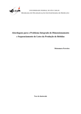 Abordagens para o Problema Integrado de