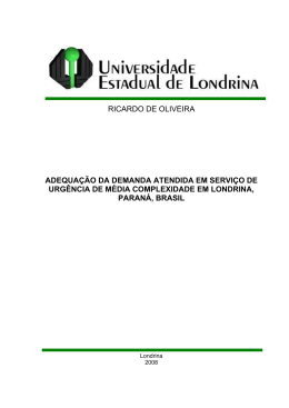 RICARDO DE OLIVEIRA ADEQUA&Ccedil;&Atilde;O DA DEMANDA