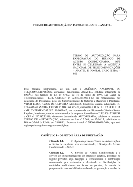 TERMO DE AUTORIZAÇÃO Nº 174/2014/ORLE/SOR – ANATEL