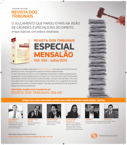 REVISTA DOS TRIBUNAIS