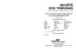 REVISTA DOS TRIBUNAIS