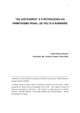 de volta &agrave; barb&aacute;rie